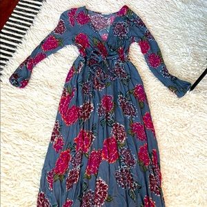 Floral Maxi Dress, size L